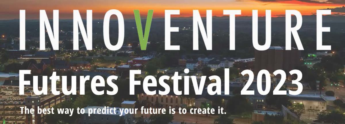 Presenting at the Innoventure Futures Festival in Greenville, South Carolina