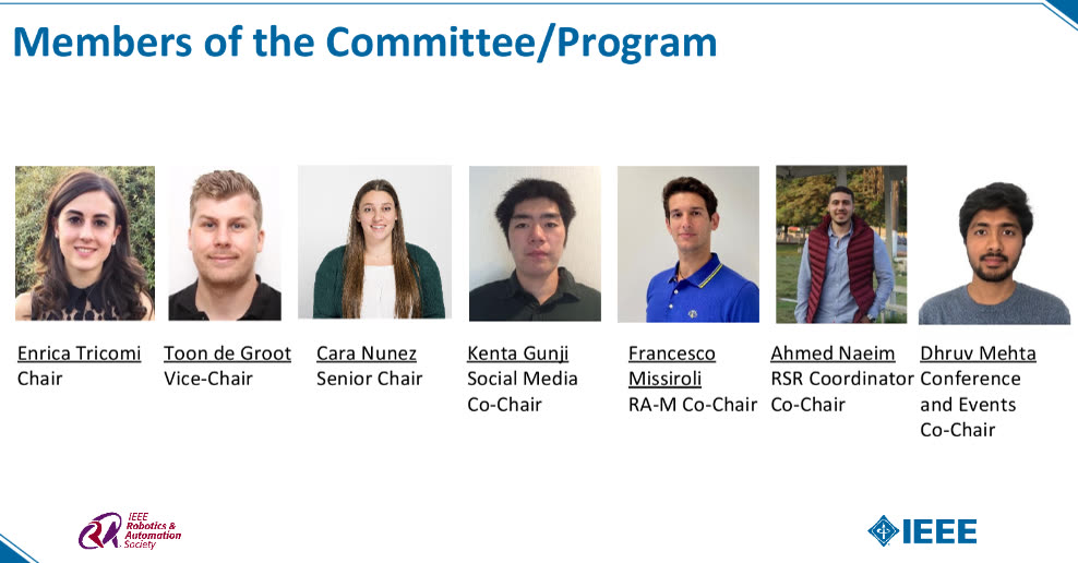 IEEE Robotics and Automation Society Student Activities Committee